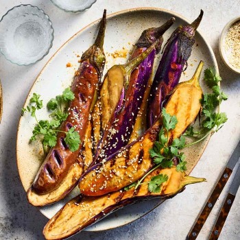 Roasted eggplant